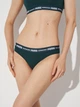 Набор трусиков танга женских хлопковых Puma Women String 2Ppack 90785424 XS 2 шт Dark Green Moss (8720245667791) - изображение 2