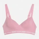 Бюстгальтер без косточек хлопковый Puma Women Padded Top 1P Hang 90786320 XS Orchid Pink (8720245669726) - изображение 4