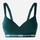 Бюстгальтер без косточек хлопковый Puma Women Padded Top 1P Hang 90786322 XL Dark Green Moss (8720245669634) - изображение 4