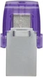 Flash Drive Kingston DT Duo 3C 128GB 200MB/s dual USB-A + USB-C (6807197) - зображення 2
