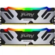 Оперативная память Kingston FURY 32 GB (2x16GB) DDR5 7200 MHz Renegade Silver/Black RGB (KF572C38RSAK2-32) - изображение 1