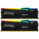 Оперативная память Kingston FURY Beast 64GB DDR5 Black RGB 6000 MHz (KF560C36BBEAK2-64) - изображение 1
