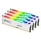 Оперативная память Kingston FURY 128 GB (4x32GB) DDR5 5600 MHz Beast White RGB (KF556C40BWAK4-128) - изображение 2