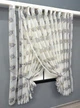 Кухонные шторки VR-Textil № 101к с подвязками Белый с серым 320х170 см (52-1211) - изображение 2