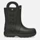Женские резиновые сапоги высокие Crocs Handle It Rain Boot Blk 210956-001 36-37 (W6) 22 см Черные (198445119095) - изображение 1