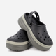 Женские кроксы Crocs Classic Stacked Clog Blk 211355-001 36-37 (M4/W6) 22 см Черный/Серый (198445215513) - изображение 4