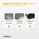 Балансувальна масажна подушка EasyFit Сірий - зображення 6