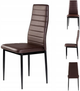 Zestaw krzeseł do salonu i jadalni ModernHome by Multistore DC855 4 szt Brązowe (5903089064596) - obraz 5