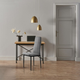 Набір стільців для кухні та вітальні ModernHome by Multistore DC860 4 шт Сірі (5903089064893) - зображення 7