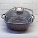Кастрюля котел с гранитным антипригарным покрытием 2.8 л 20 см. Edenberg EB-3971 - изображение 2