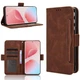 Чехол-книжка с кармашками Deexe Wallet Stand для Infinix Hot 60 Pro Plus - Brown - изображение 8