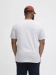 Футболка хлопковая длинная мужская Jack & Jones 12281808 M Bright White с принтом (5715720883370) - изображение 2