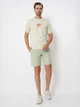 Футболка хлопковая длинная мужская Jack & Jones 12281808 XL Celadon Tint с принтом (5715720883479) - изображение 3