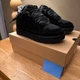 Жіночі уггі кросівки Зимові Замшеві Чорні UGG Lowmel Sneaker Black (41, чорний) - изображение 10