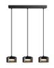 Подвесной светильник, люстра Goldlux 331281 Ofelia GX53 3x6W 4000K 660Lm IP20 черный - изображение 1
