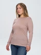 Лонгслив длинный женский ROZA 241209 2XL Капучино (4824005743061) - изображение 5