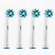 Набор насадок cross action EB50 4 шт и 3d white EB18 4 шт для электрических зубных щеток oral b pro Vitality - изображение 4