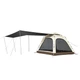 Палатка трехместная автоматическая с тентом Naturehike Ango CNK2550WS010, L, коричневая - изображение 1