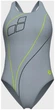Купальник закритий для жінок Arena TRAIL SWIMSUIT V BACK Сірий 40 (009022-520-40) - изображение 1