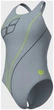 Купальник закритий для жінок Arena TRAIL SWIMSUIT V BACK Сірий 40 (009022-520-40) - изображение 3