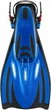 Ласты Aqua Speed черные синие унисекс 38-41 для плавания гибкие резиновые ласты - изображение 2