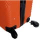 Валіза дорожня велика Vip Collection Miami Beach помаранчева 110-127 л. ABS-пластик (Miami.28.Orange) - зображення 7