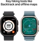 Smartwatch Apple Watch Ultra 3 GPS + Cellular 49mm Black Titanium Case with Black/Charcoal Trail Loop - M/L (APL_MF1H4) - obraz 5