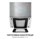Подставка для ноутбука планшета OfficePro LS-325G Gray - изображение 6