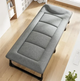Розкладне ліжко з вбудованим матрацом LEOBRO Grey 193х68х30 см, з регульованою спинкою, поліефірне, сіре - зображення 1
