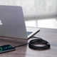 Кабель для быстрой зарядки 100W|5A Baseus Cafule PD2.0 flash charging CATKLF-SCG1 USB Type-C-Type-C 1м Black+Gray - изображение 8