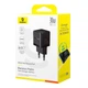 Зарядное устройство Baseus USB/Type-C QC/PD 30W Palm Fast Charger Black P1011160A113-00 (Baseus_P1011160A113-00) - изображение 2