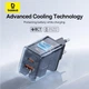 Сетевое зарядное устройство адаптер Baseus Cube Fast Charger |1USB/1Type-C, 30W/3A, поддержка быстрой зарядки PD/QC, многоуровневая защита, универсальная совместимость| Черный - изображение 3