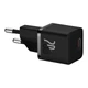 Сетевое зарядное устройство адаптер Baseus GaN5 Fast Charger (mini) |1Type-C, 20W/3A, поддержка быстрой зарядки QC/PD, многоуровневая защита, широкая совместимость, компактный| + Кабель Type-C to Type-C |100W, 1m| Черный - изображение 2