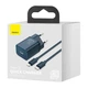 Сетевое зарядное устройство адаптер BASEUS Super Si Quick Charger (TZCCSUP-B03) |1Type-C, 20W/3A, поддержка быстрой зарядки QC/PD, многоуровневая система защиты| + кабель Type-C to Lightning в комплекте Синий - изображение 9