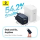 Сетевое зарядное устройство адаптер Baseus Picogo Gan Fast Charger |1Type-C, 45W/3A, поддержка быстрой зарядки PD/QC, многоуровневая защита, универсальная совместимость, технология графена| Черный - изображение 5