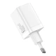 Сетевое зарядное устройство адаптер Baseus Super Si Pro Quick Charge (CCSUPP-E02) |1USB/1Type-C, 30W/3A, поддержка быстрой зарядки PD/QC, многоуровневая защита, универсальная совместимость, технология Super Silicon| Белый - изображение 3