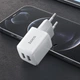 Сетевое зарядное устройство адаптер Hoco N8 Briar |2USB, 12W/2.4A, многоуровневая защита, универсальная совместимость, компактный| + Кабель Micro USB в комплекте |1 м| Белый - изображение 3