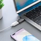 Переходник Hoco UA19 Type-C to HDMI Easy Flow Adapter |для передачи видео, OTG-функция, поддержка разрешения 4K, широкая совместимость, компактный, простой в подключении| Серый - изображение 3