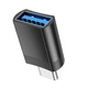 Переходник Hoco UA17 Type-C to USB Female Adapter |OTG-функция, быстрая зарядка до 4А, USB 3.0 для быстрой передачи файлов, широкая совместимость, компактный| Черный - изображение 5