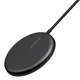 Беспроводная зарядка Baseus Simple Mini Magnetic Wireless Charger |15W, быстрая зарядка, широкая совместимость, многоуровневая защита, для смартфона или наушников, компактная, магнитное крепление| Черный - изображение 3