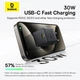 Сетевое зарядное устройство адаптер Baseus Palm Fast Charger |1Type-C, 30W/3A, быстрая зарядка PD/QC, многоуровневая защита, широкая совместимость, компактный, контроль температуры| Черный - изображение 12