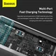 Сетевое зарядное устройство адаптер BASEUS GaN2 Pro Quick Charger (CCGAN2P-L02) |2USB/2Type-C, 5A/100W, поддержка быстрой зарядки QC/PD, многоуровневая система защиты, универсальная совместимость, технология GaN| Белый - изображение 8