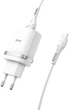 Сетевое зарядное устройство адаптер Hoco C12Q Smart FCP / AFC |1USB, 3A/18W, поддержка быстрой зарядки QC3.0, многоуровневая защита, универсальная совместимость| + Кабель Type-C в комплекте |1 м| Белый - изображение 3