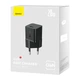 Сетевое зарядное устройство адаптер OS-Baseus GaN5 Fast Charger (mini) 1C |1Type-C, 3A/20W, поддержка быстрой зарядки QC/PD, многоуровневая система защиты, универсальная совместимость, компактный| Черный - изображение 11