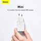 Сетевое зарядное устройство адаптер BASEUS Super Si Quick Charger (TZCCSUP-L02) |1Type-C, 3A/25W, поддержка быстрой зарядки QC/PD, многоуровневая система защиты, универсальная совместимость| + Кабель Type-C to Type-C в комплекте |1 м| Белый - изображение 8