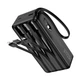 Зовнішній акумулятор повербанк power bank УМБ Hoco J146B 30000mAh | 2USB/Type-C, 2A | зі вбудованими кабелями USB-A / USB-C / Micro-USB / Lightning - зображення 10
