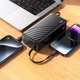 Зовнішній акумулятор повербанк power bank УМБ Hoco J146B 30000mAh | 2USB/Type-C, 2A | зі вбудованими кабелями USB-A / USB-C / Micro-USB / Lightning - зображення 7