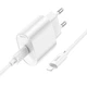 Сетевое зарядное устройство адаптер Hoco C109A |1Type-C, 3A/20W, поддержка быстрой зарядки PD/QC, многоуровневая система защиты| + кабель Type-C to Lightning в комплекте |1м| Белый - изображение 6