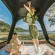 Палатка четырехместная автоматическая Naturehike Ango CNK2550WS010 Коричневая (6927595789407) - изображение 4