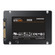 Накопитель Samsung SSD 870 EVO, 2.5", SATA 3, 500GB, R 560 MB/s, W 560 MB/s, Black (MZ-77E500B/EU) - изображение 3